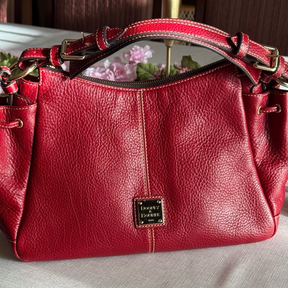 Dooney & Bourke vintage red leather bag - Picture 2 of 13